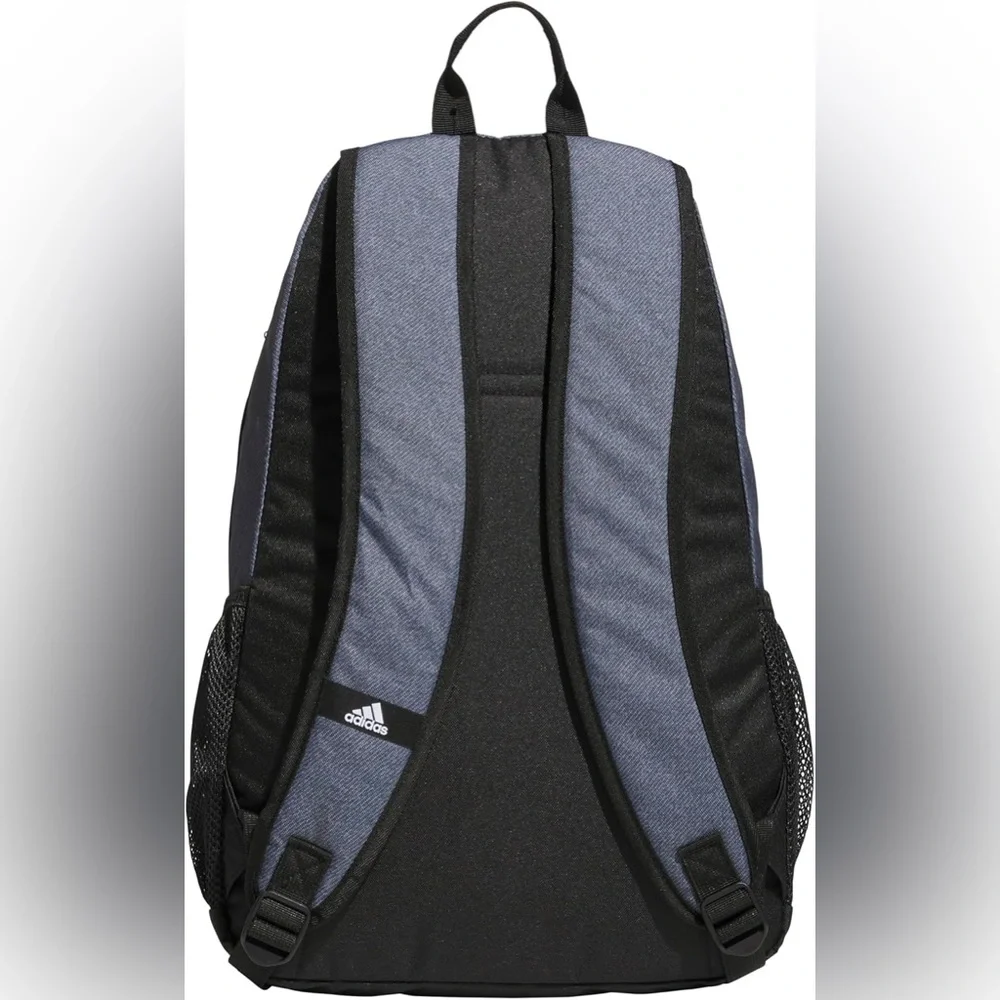 adidas Foundation Laptop Backpack Twill Onix Grey Black OSFA Brand New - Picture 2 of 7